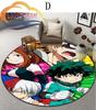 Cartoon My Hero Academia patternCarpet Round Carpet Home Decor Anti-slip  Area Rug {Customize Your Picture}