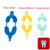 100 Pairs Disposable Dental Tray Fluoride Foam Impression Trays Large Medium Small Size Dentist Materials