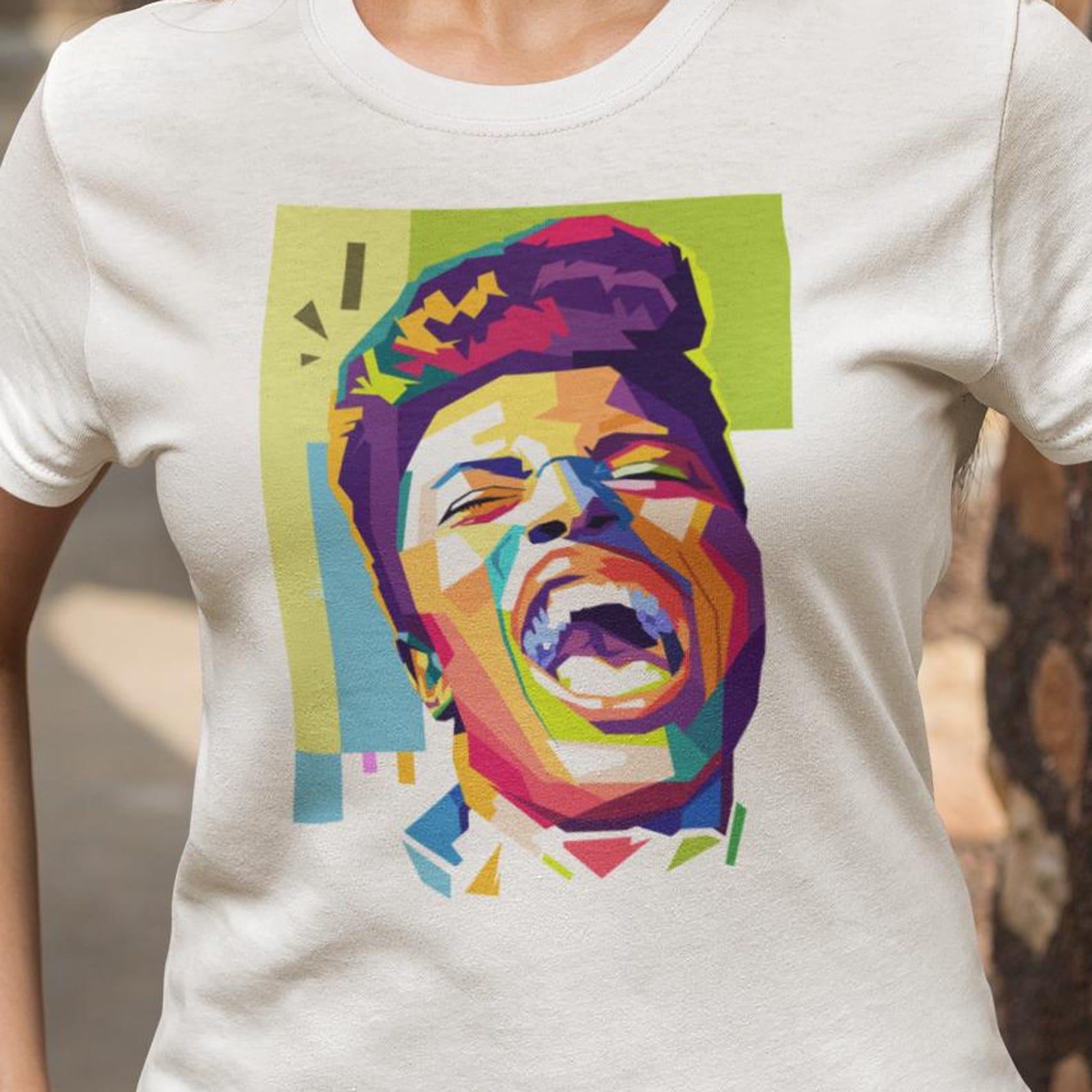 Little Richard Portrait T-Shirt – Rock Soul Funk Music Apparel S