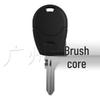 Straight-Type GT15R SIP22 Ignition Key Shell for Fiat (Buttonless, No Seat)