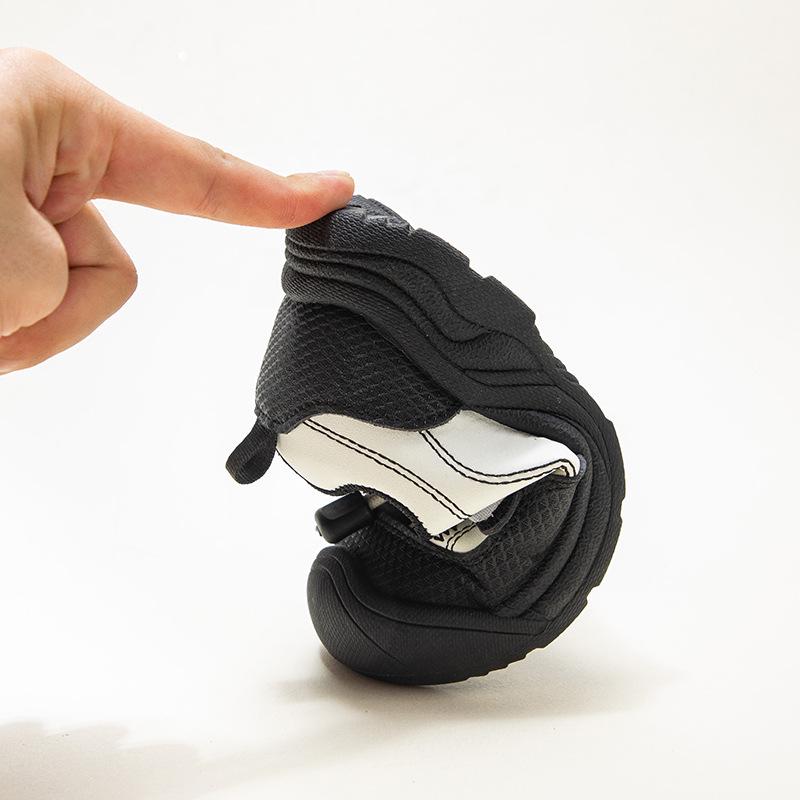 Autumn 2025 Kids' Breathable Leather Sneakers - Soft Sole, Unisex Design