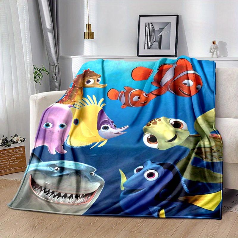 1 pezzo, Amici della Vita Marina di Alla Ricerca di Nemo Morbida Coperta Plaid Perfetta per Arredamento Casa, Copridivano, Uso Esterno, Viaggio