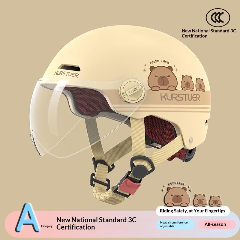 

Helmet Women s Electric Car Autumn and Spring New Battery Car Hat Men s Four-season Universal one size