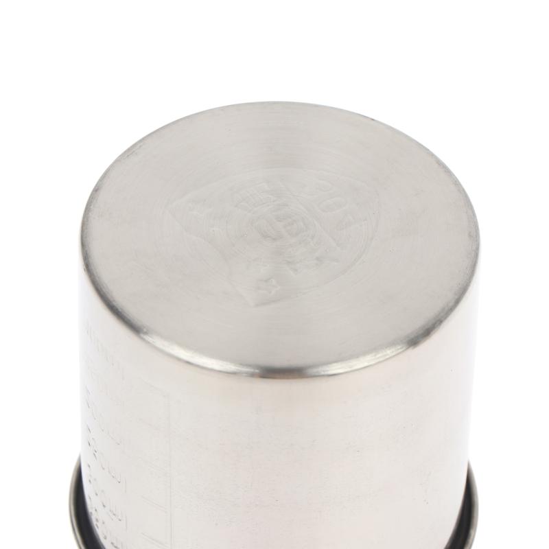 Household 250/350Ml 304 Stainless Steel Measuring Cup Rustproof Anti-Fall Rice Container Cups With Scale Measuring Holder Bar
