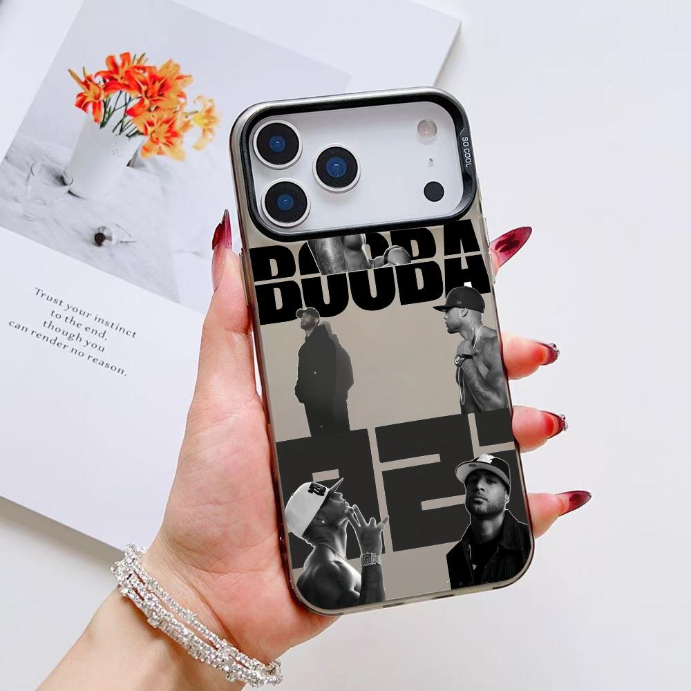 B-Booba Sänger Handyhülle Für iPhone 17 16 15 14 13 12 11 Pro Max Air Matt Laser Aurora Stoßfest Funda