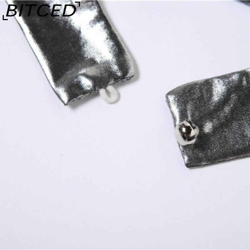 BITCED Spring Women's Solid-Color Slim-Fit Streetwear Fashion Halter Neck Sexy Backless Tank Top