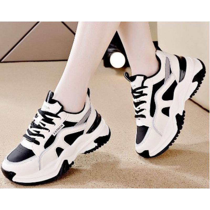 

2. Daddy shoes women s new women s versatile leather white shoes are versatile for students with light soft soles 40