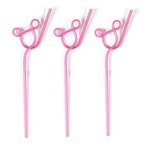 

3/10pcs Creative PET Cartoon Animal Mouse Shape Straws Plastic Colourful Reusable Straws Party Decoration Bar Drinkware Supplies 3Pcs
