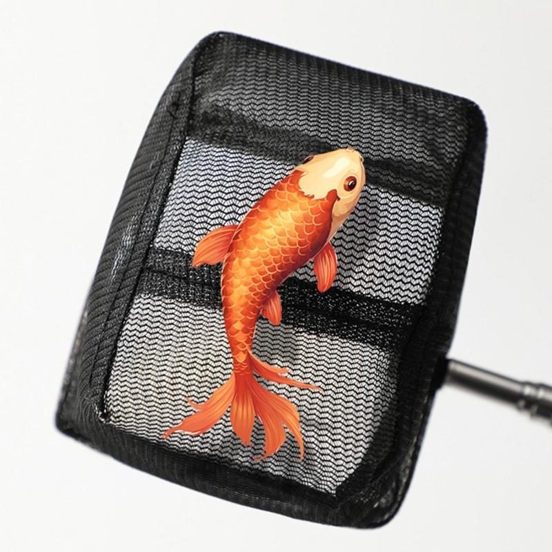 Easy to Clean Telescopic Fish Net Telescopic Handle Fishing Net Large/Small