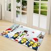 1Pc Christmas Minions Snowscape Carpet Rug Soft Washable Antislip Home Living Room Sofa Mats Personalized Christmas Rug