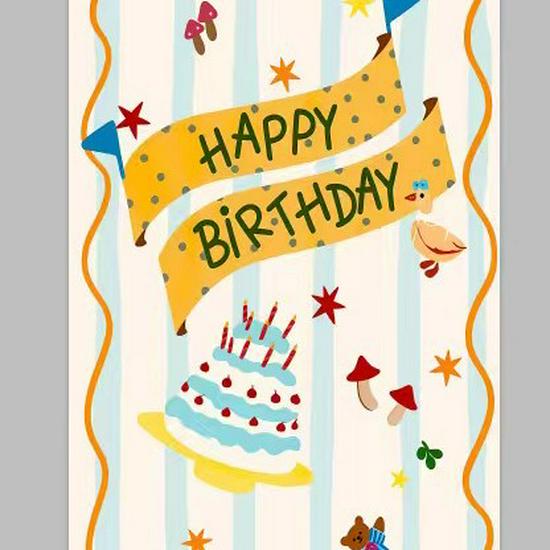Handbemaltes Graffiti-Poster für den 1. Geburtstag & die 100-Tage-Feier von Kindern