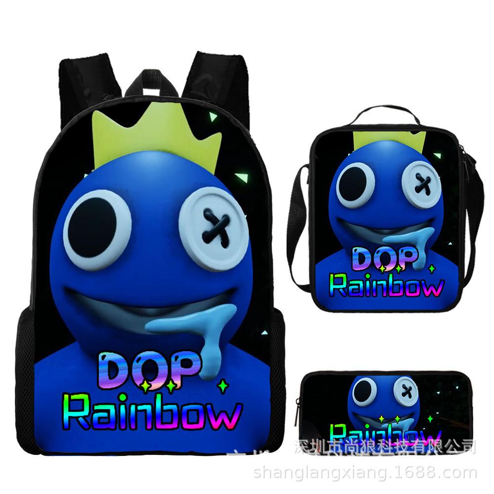 Rainbow Friends Plecak szkolny dla ucznia Plecak dziecięcy Plecak z nadrukiem cyfrowym Torba