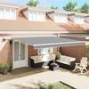 Awning Blind - Exclusive House - Matte White - Aluminum - 450 X 350 Cm Retractable