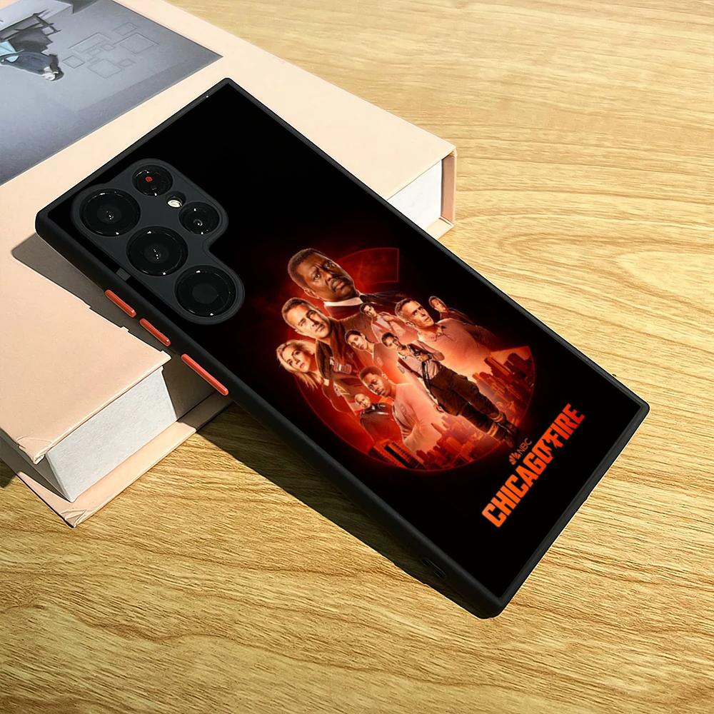 Chicago Fire TV Show Phone Case For Samsung Galaxy S25 S24 S23 S22 S21 FE plus Ultra Back Cover Galaxy S25 Ultra