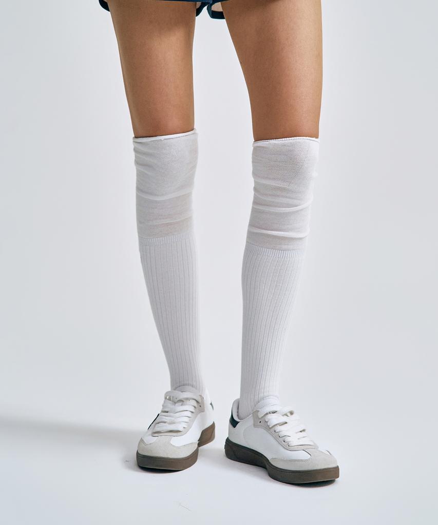 SERGIO TACCHINI W Summer Shirred Knee Socks