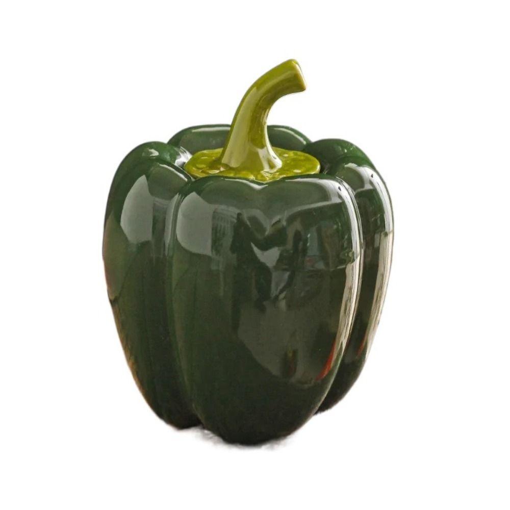 Creative Ceramic Tea Caddies Chili Shape Coffee Container Food Storage Jar  Sealed Jars