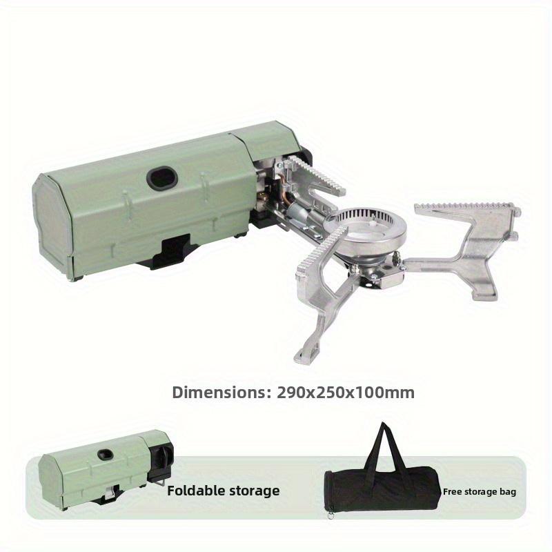 

Foldable High Power Camping Stove Outdoor Picnic Gas Burner Portable Cookware Tea Boiling Stove Wholesale Ready Stock зелёный