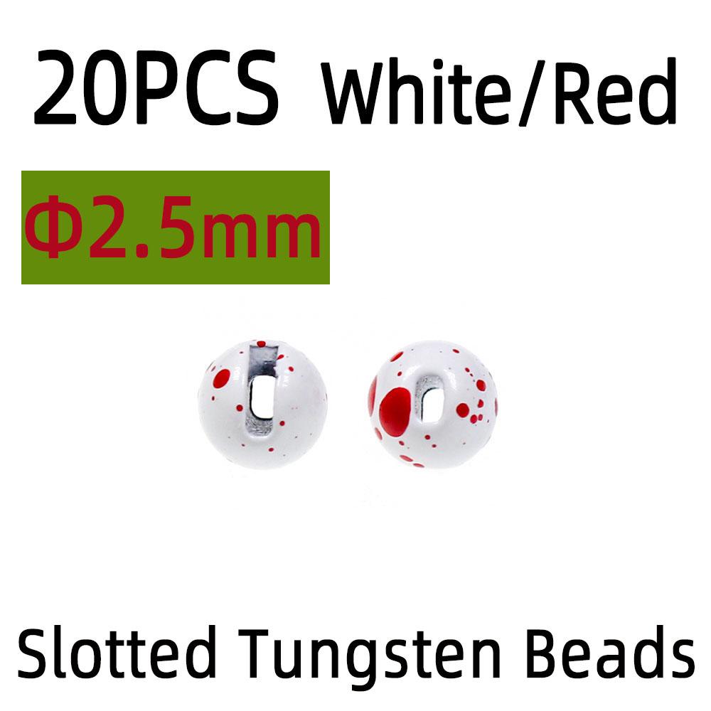

20 шт. металлических прорезных вольфрамовых бусин с точечными глазами для ловли нахлыстом, вольфрамовая головка бусины для джиг-головки, материал для вязания мушек