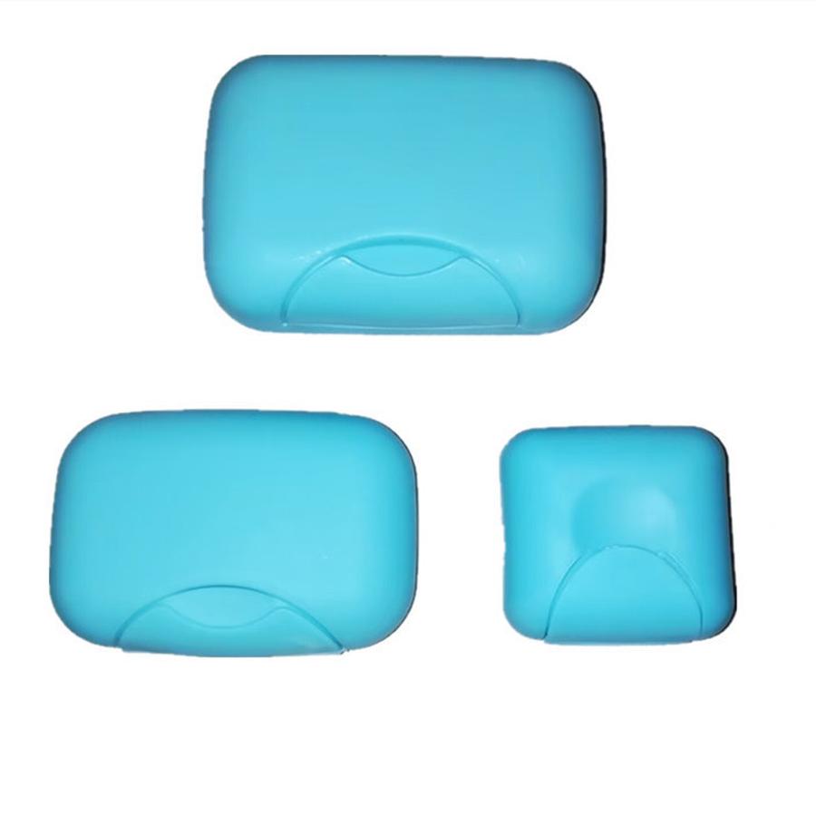 Portable Travel Soap Box with Lid, Large Size Plastic Soap Case for Travel