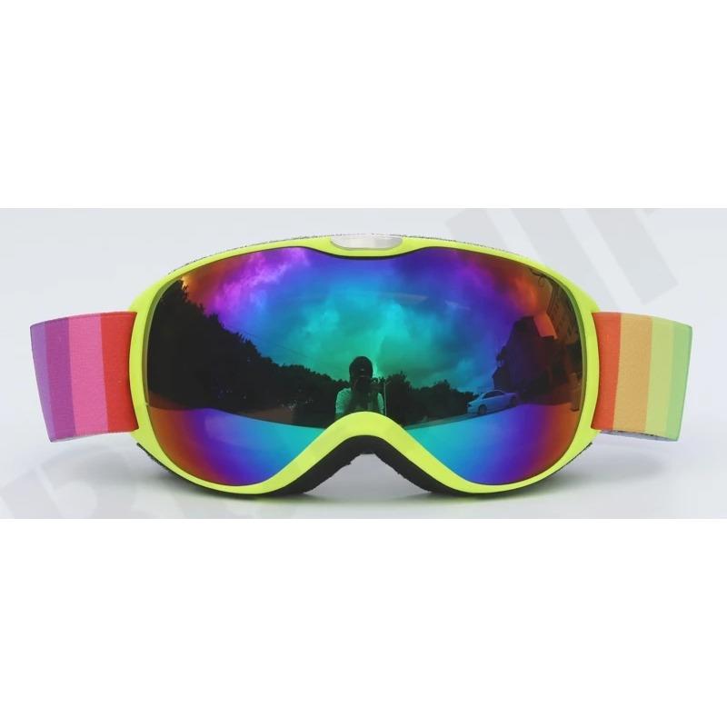 Kids Ski Glasses Small Size Children's UV400 Anti-fog Goggles Ski Spherical Lens Girls Boys Snowboard Goggles Glasses