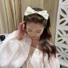 Korean Fabric Double Bow Headband for Women New Fashion Simple Hair Wash Hairband Ladies Headwear Hair Accessories