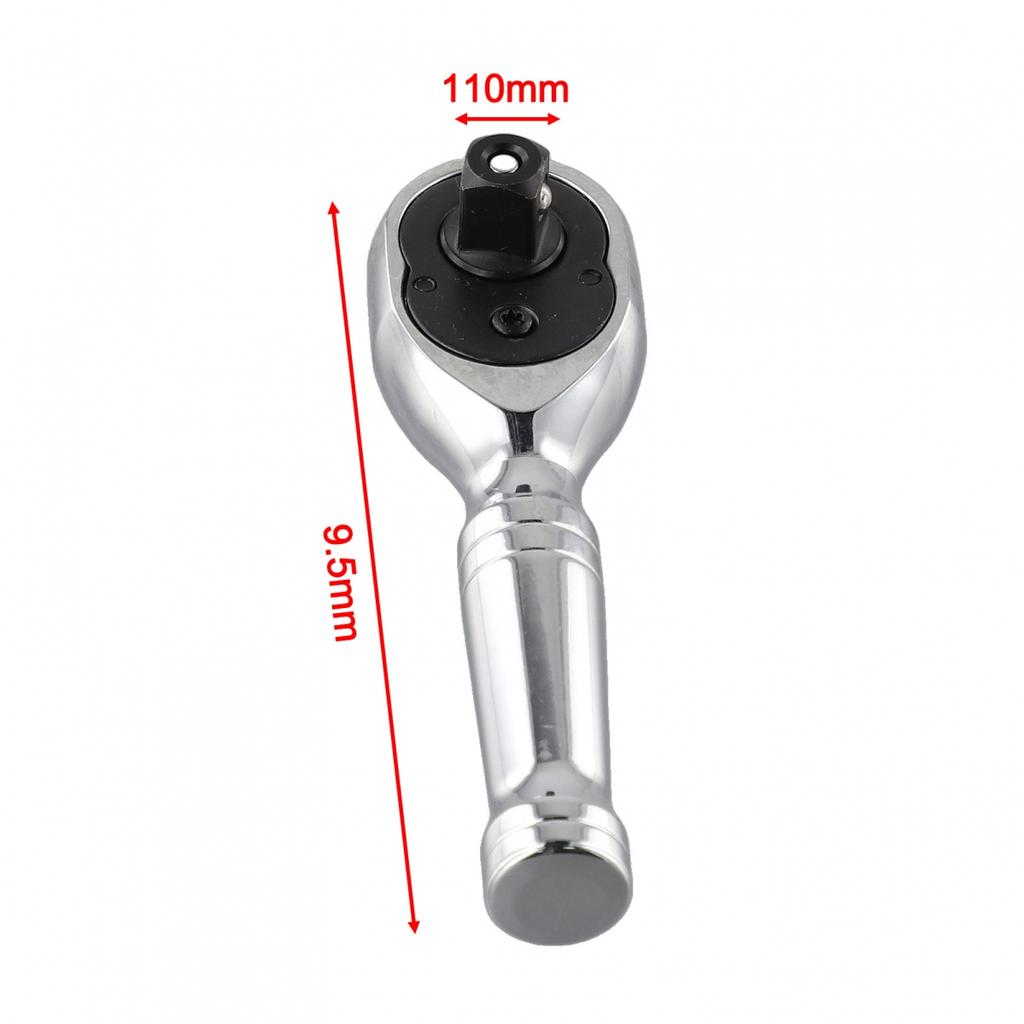 Portable Mini Ratchet Wrench with Short Handle for Various Fastener Sizes