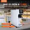 Soft Serve Ice Cream Machine Maker 10L/H Yield Single Flavor Countertop