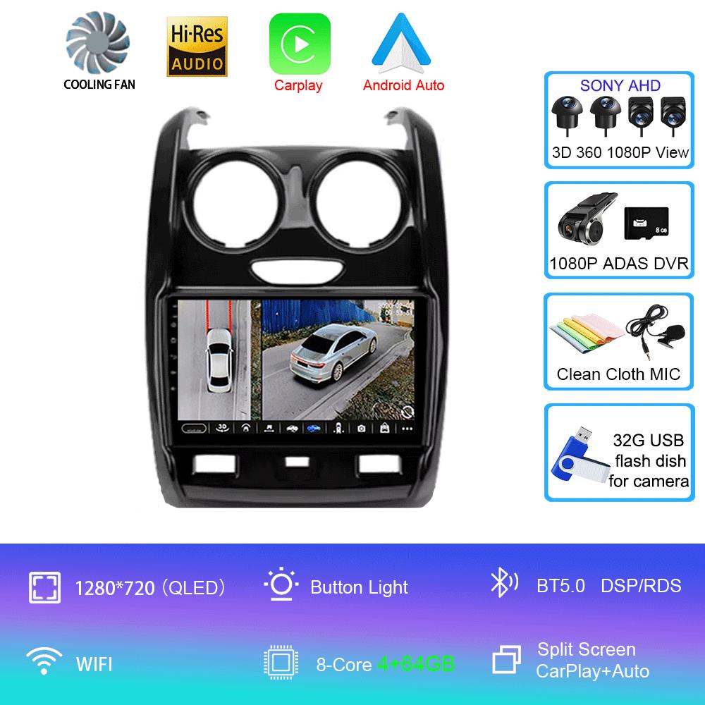 Android 14 Car Radio For Renault Duster 2015 - 2021 For LADA Largus 2021 Multimedia Video Player Navigation Stereo GPS