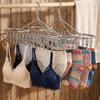 Windproof Socks Drying Rack Stainless Steel Clothes Drying Hanger Laundry Hanger  Balcony