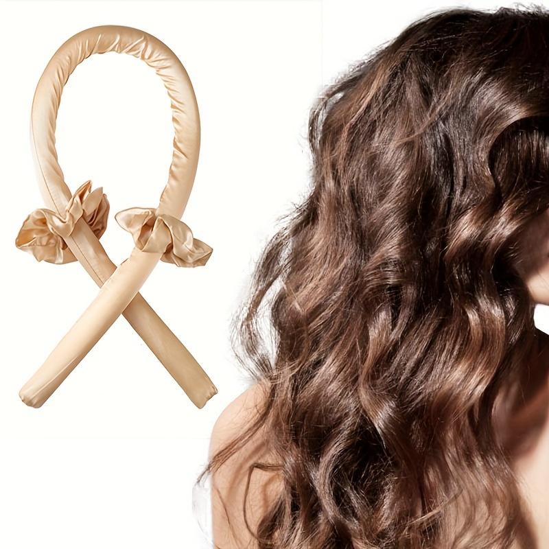 3pcs/Set No Heat Curling Rod Headband Set, Foam Sponge Lazy Heatless Hair Curler with 2 Hair Rings, DIY Hair Styling Tools for Natural Waves