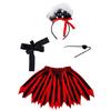 Little Pirate Skirt Headband Belt Set