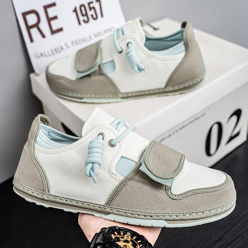 Fashion Originality Design Trend Men Casual Shoes Fashion Comfortable Canvas Vulcanized Shoes Fashion Tenis Platform Sneakers Board Shoe