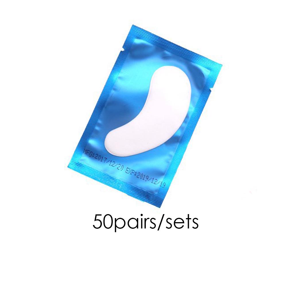 50 Pairs Under Eye Paper Patches Grafted Lash Eyelash Extension Pads Eye Lash Make Up Tools
