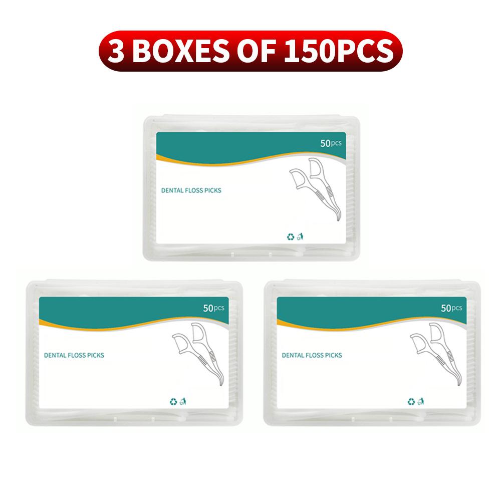 1 box/3 boxes/6 boxes/12 boxes/20 boxes - Fine sliding dental floss stick -50PCS/box - Cleaning interdental gap tool