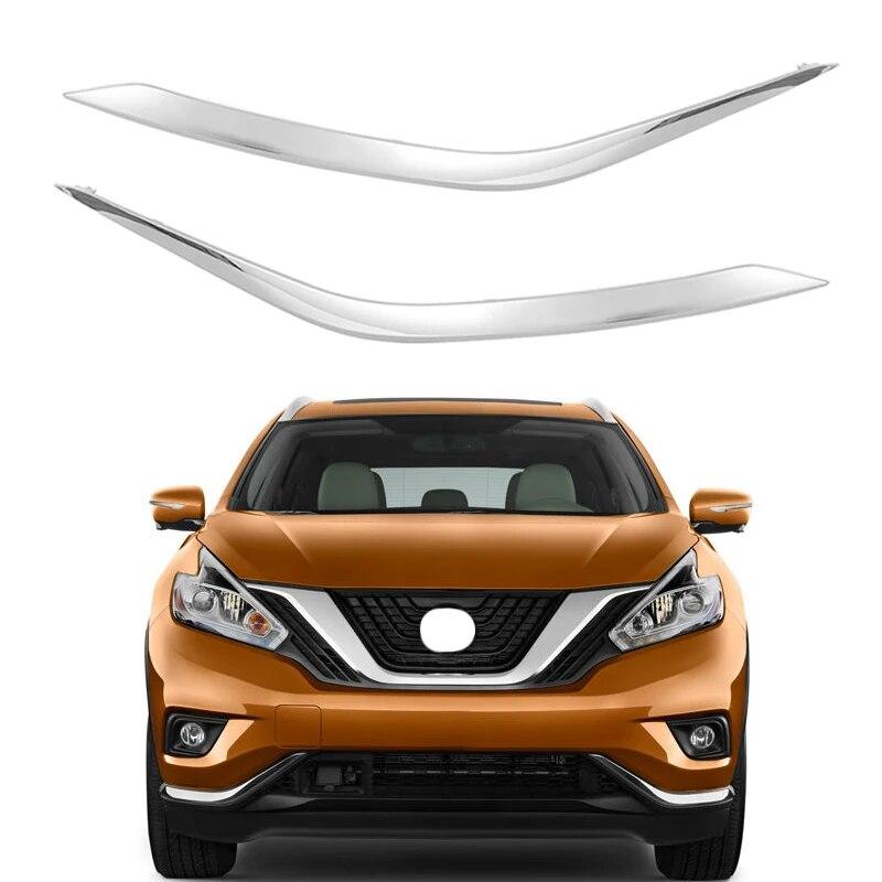 Plastic For Nissan Murano 2015 2016 2017 2018 Car Front Bumper Lower Chrome Trim Molding 62074-5AA2A Auto Accessories