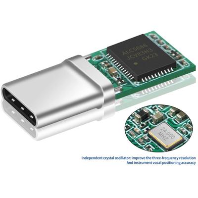 Alc5686 Chip Typ-C Digital Audio Kopfhörerstecker DAC Dekodierungsanschlussadapter