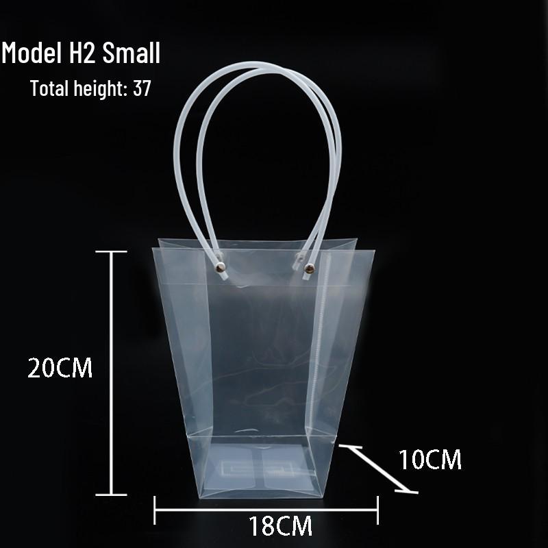 Macaron Flower Arrangement Tote - DIY Waterproof Paper Bag for Bouquets and Gift Packaging