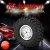 4Pcs Wheel Tyres Rubber Tires With Hubs for 1 10 Scale RC Crawler Off road Truck Car