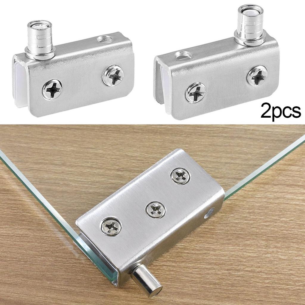 Accessory Door Hinges Adjustable Clamp Clip Cupboard For 5-8mm Glass Glass Metal Pack Pivot Suitanle