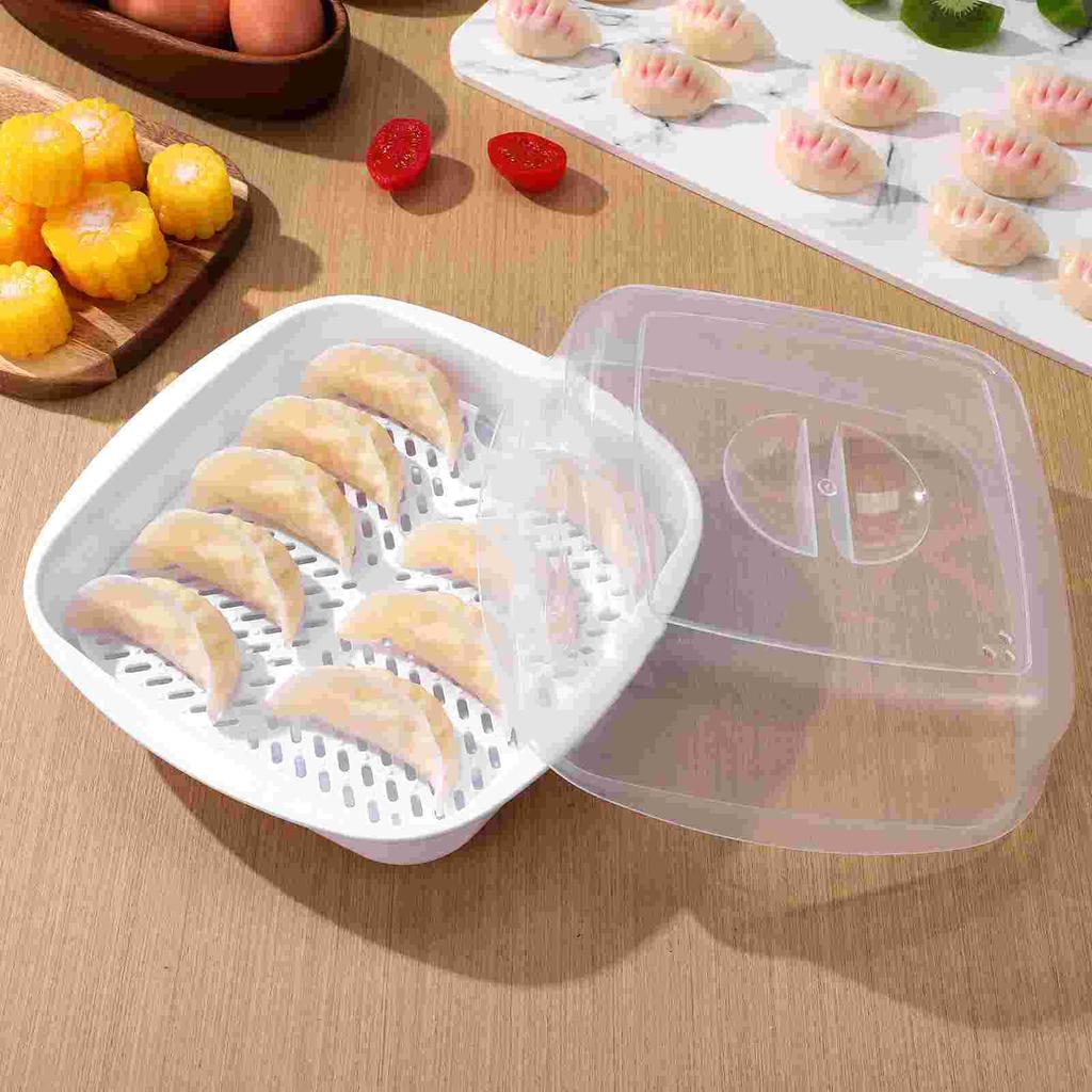Microwave Steamer Oven Basket for Dim Sum Container Cooking Corn Food Multi-functional Pp Cookware Household