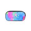 Sweet Ghost Pattern Multifunctional Double Layered Pen Case For Male Plus Girls Best Gift 2D Flat Comic Pencil Pouch For Youth