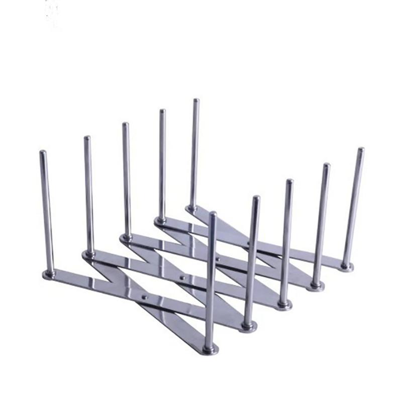 Kitchen Pot Lid Storage Rack, Multifunctional Telescopic Folding Rack, Cutlery Rack for Storing Household Items