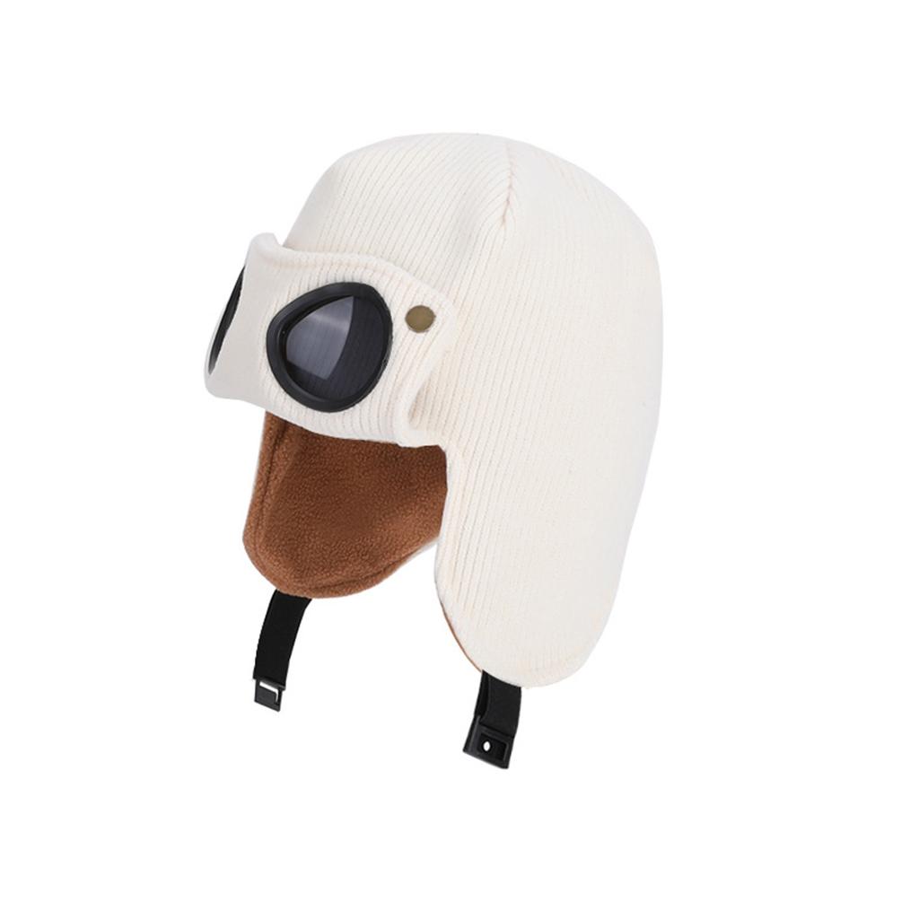 Wintermütze für Kinder, Retro Lei Feng Mütze, Mütze mit warmem Fleece, Ohr-, Motorradmütze zum Fahren