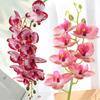 Artificial Butterfly Orchid Flower Bunch Fake Phalaenopsis Wedding Party Decor