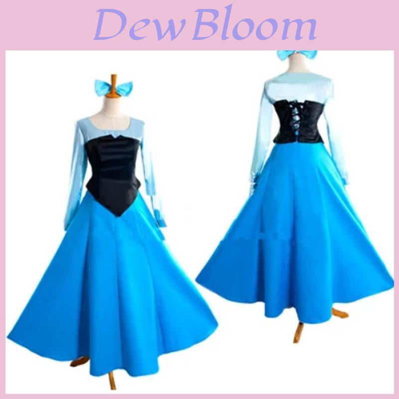 Atemberaubendes Arielle Meerjungfrau Kleid Cosplay Kostüme für Frauen Perfekt für Partys