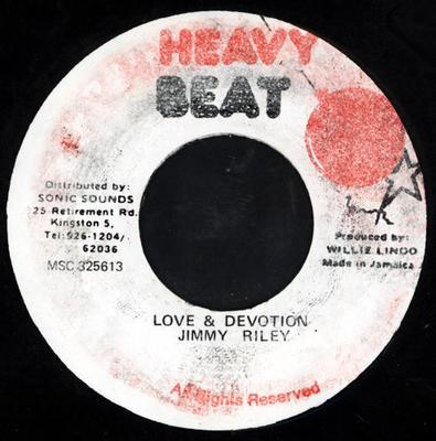 7inch Record JIMMY RILEY - Love & Devotion MSC325613 Heavy Beat Jamaica Reggae, Ska & Dub Used