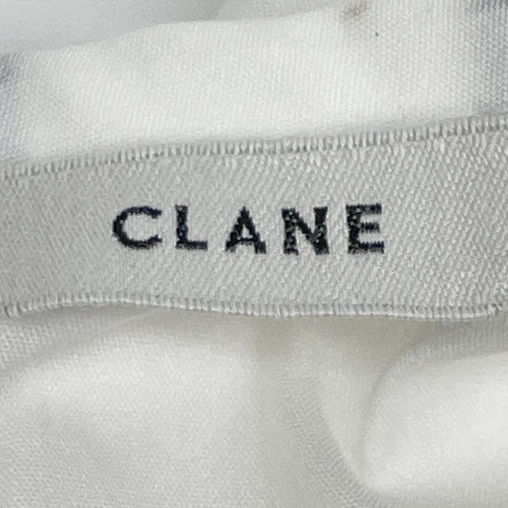 CLANE 25 Stainless Steel 18112-5182 White Random Shirring One Piece Dress 1 whiteUsed