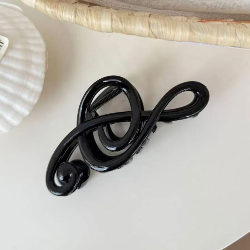 

Fashion Creativity Musical Note Shape Hair Claw Clips Sweet Style Minimalist Shark Clip Headwear Hairpins Hair Accessories Gift A1