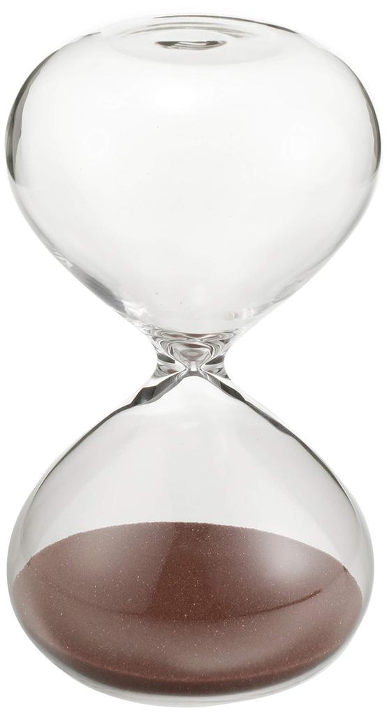 Hirota Glass Hourglass, 4 Minutes, Coffee, ST-4C