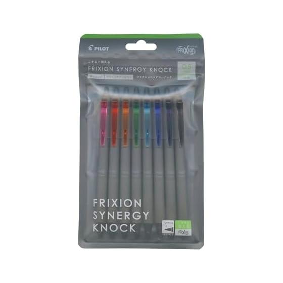 PILOT Ballpoint Pen Frixion Synergy Knock 0.5mm 8 Color Set LFSK158C